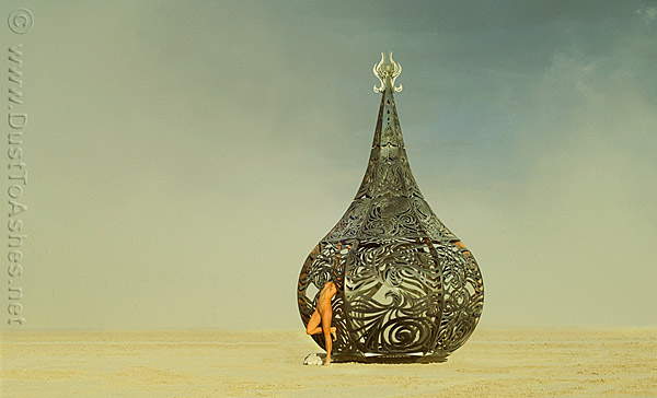 Burning Man Braindrop by Kate Raudenbush