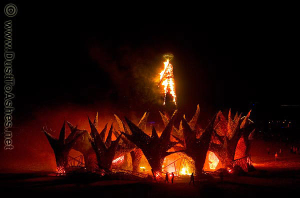 Burning Man Saturday night