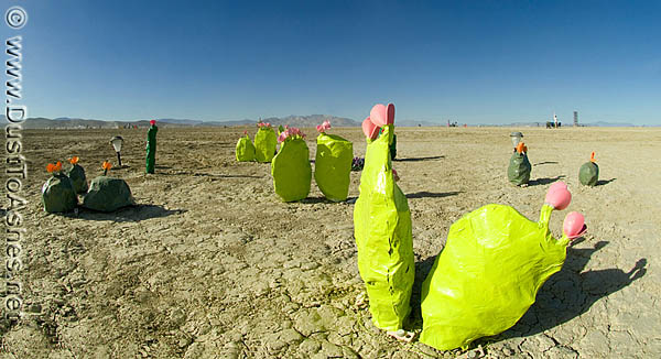 Burning Man Cactus Art installation