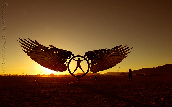 Burning Man Festival sunrise