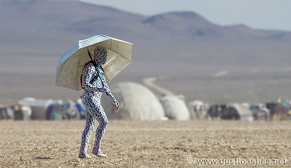 People of Burning Man festival