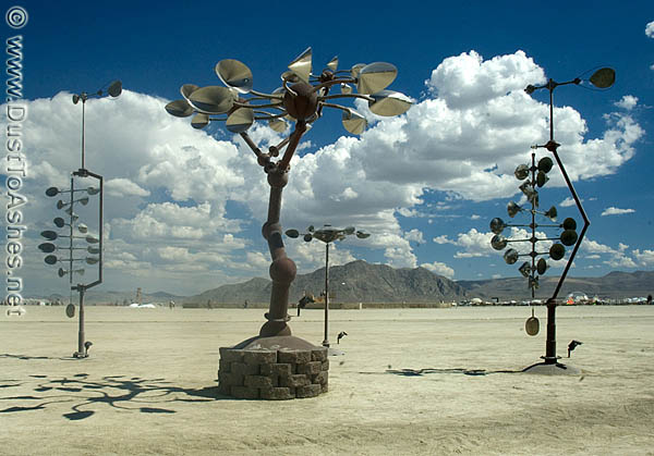 Tree Spires forest by the Iron Monkeys Artists from Seattle