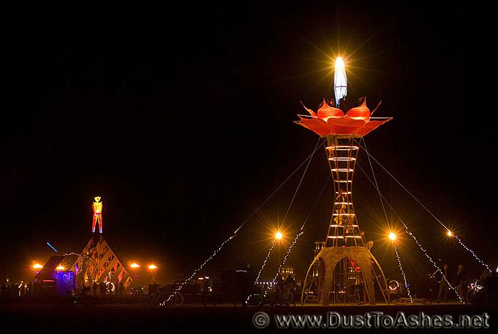 Burning Man night life