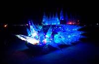 Burning Man night lights