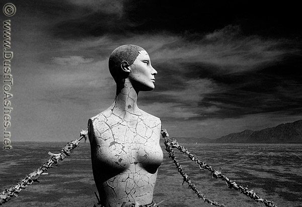 Burning Man Black and White photos