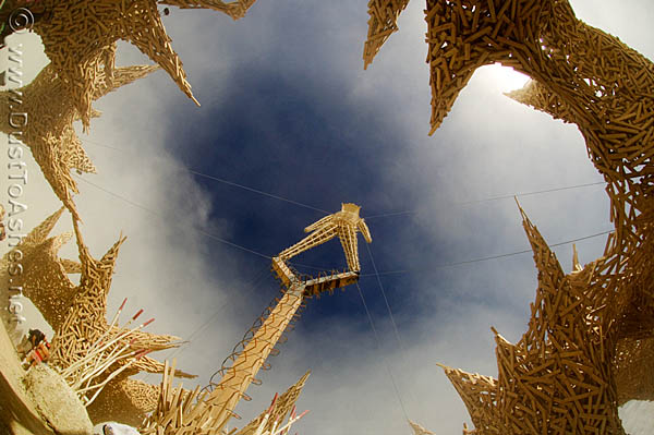 Burning Man in Dust Storm