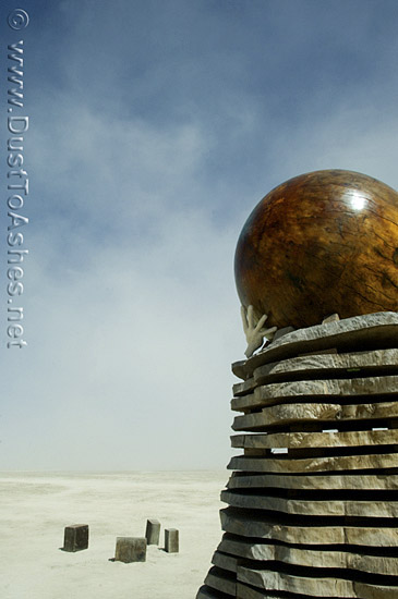 City Life Reaching for Balance Detail