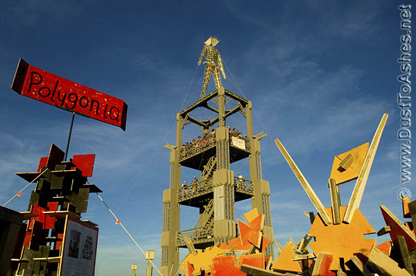 Polygonia by Douglas Taphouse Burning Man 2010 Life and Death of Cities Burning Man festival in Nevada